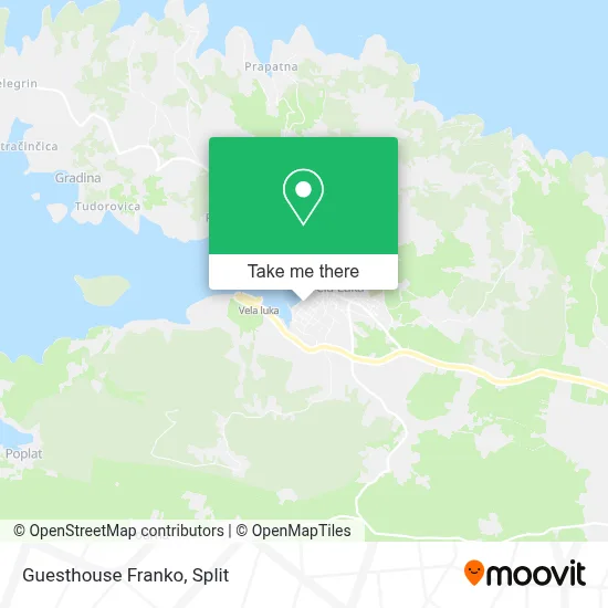 Guesthouse Franko map