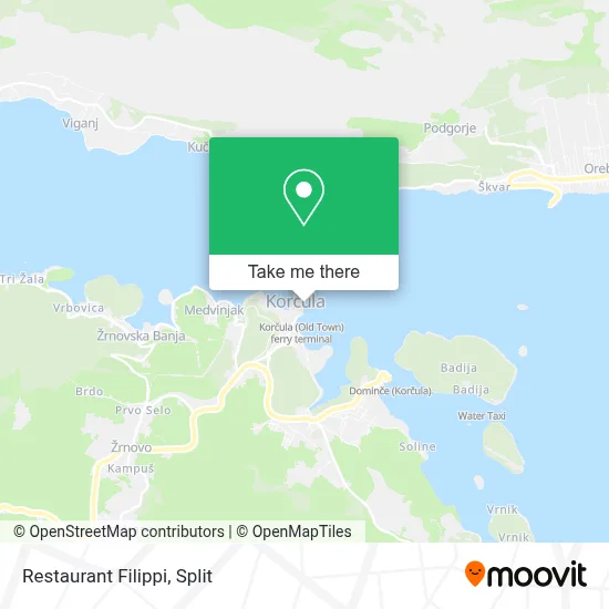 Restaurant Filippi map