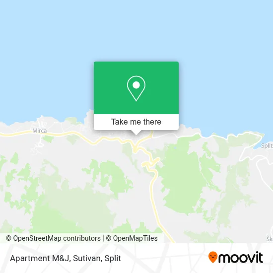 Apartment M&J, Sutivan map