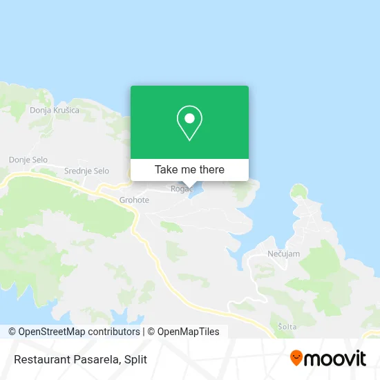 Restaurant Pasarela map