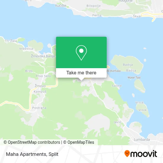 Maha Apartments map