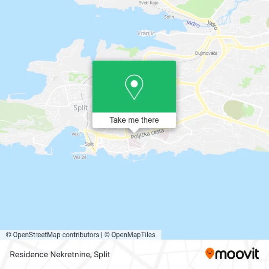 Residence Nekretnine map