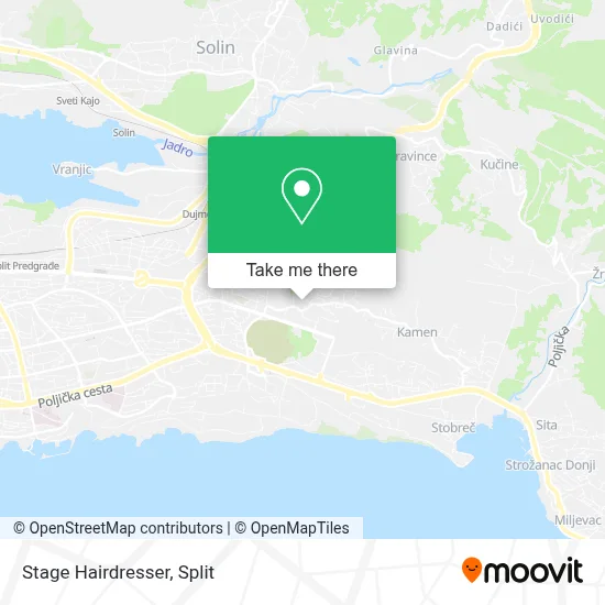 Stage Hairdresser map