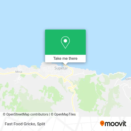 Fast Food Gricko map