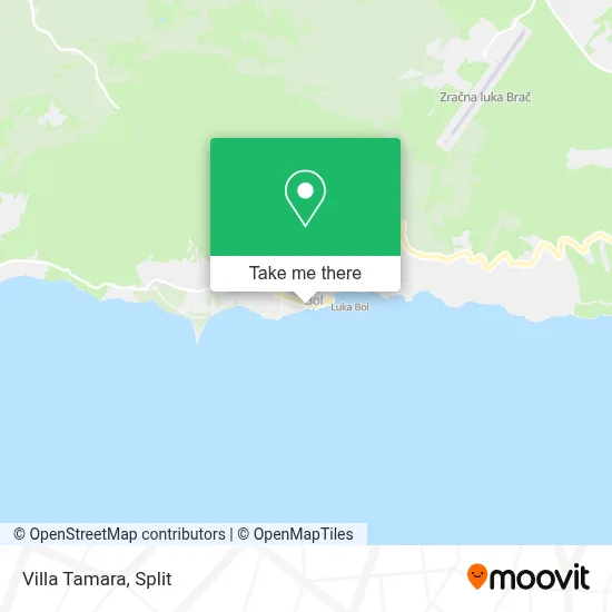 Villa Tamara map
