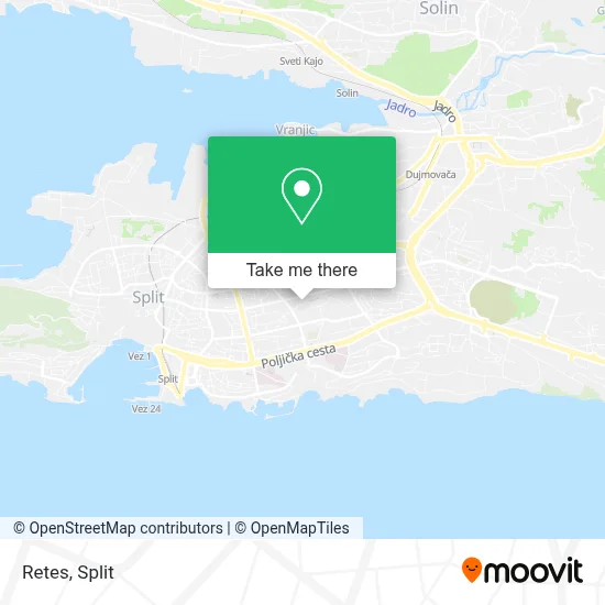 Retes map