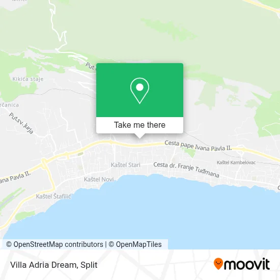 Villa Adria Dream map