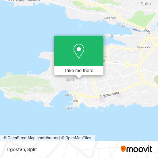 Trgostan map