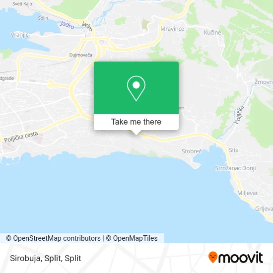 Sirobuja, Split map