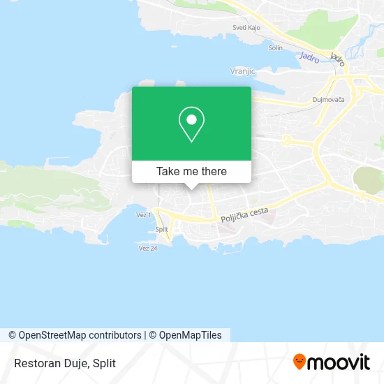 Restoran Duje map