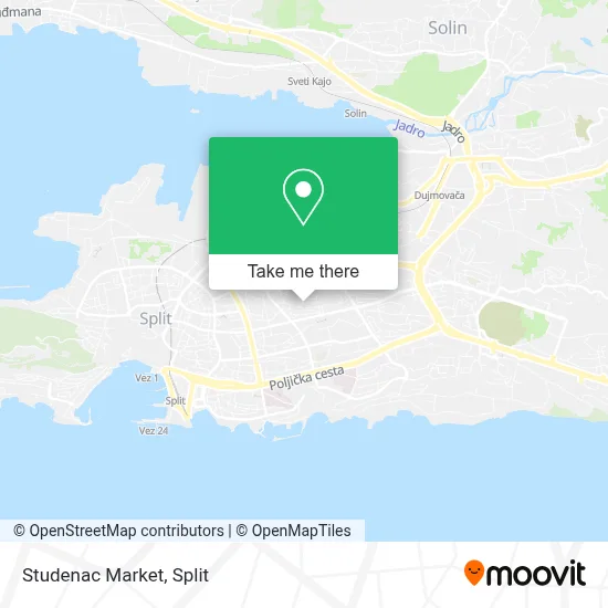 Studenac Market map