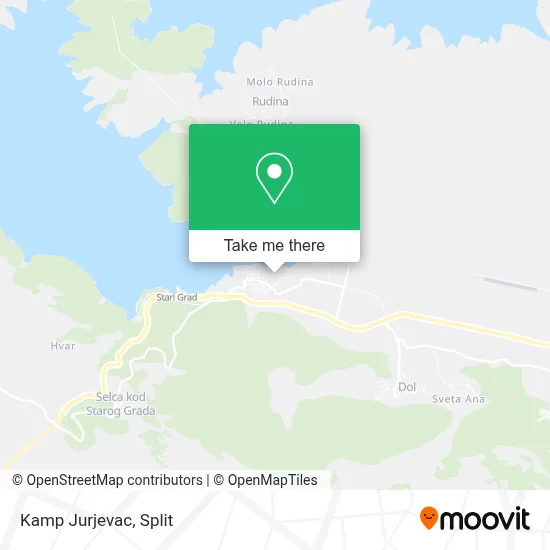 Kamp Jurjevac map
