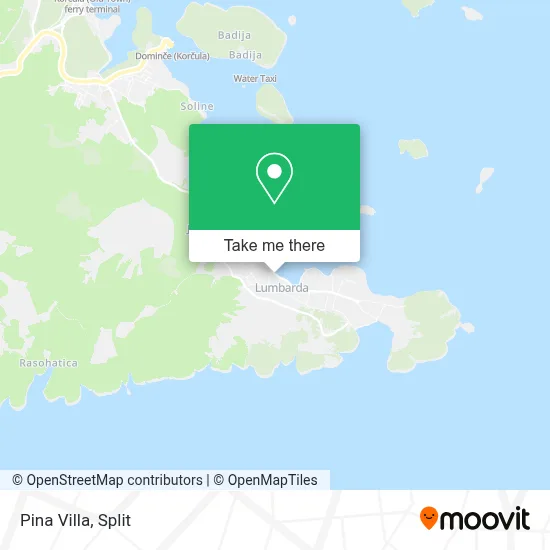 Villa Pina map