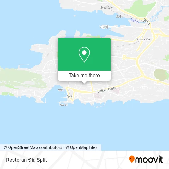 Restoran Đir map