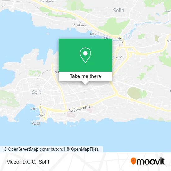 Muzor D.O.O. map