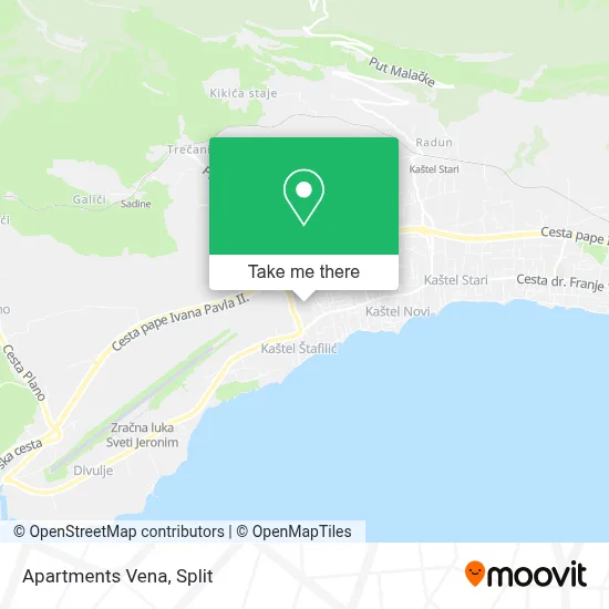 Apartments Vena map