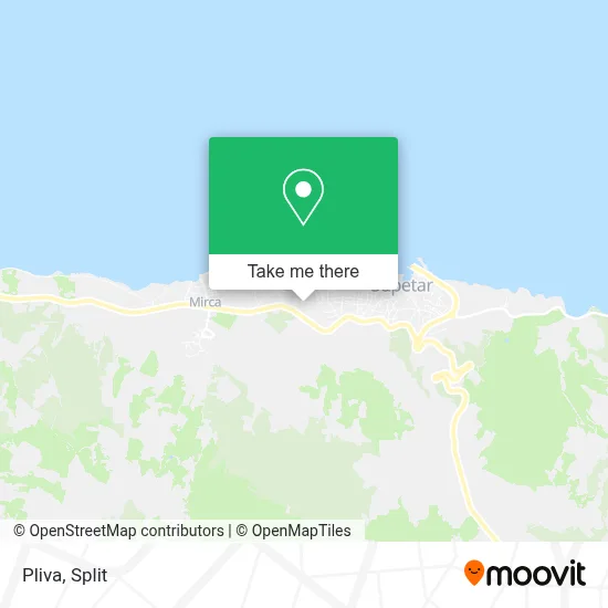Pliva map