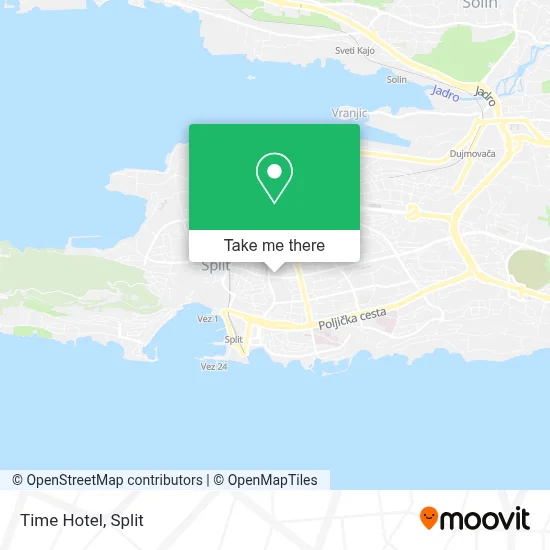 Time Hotel map
