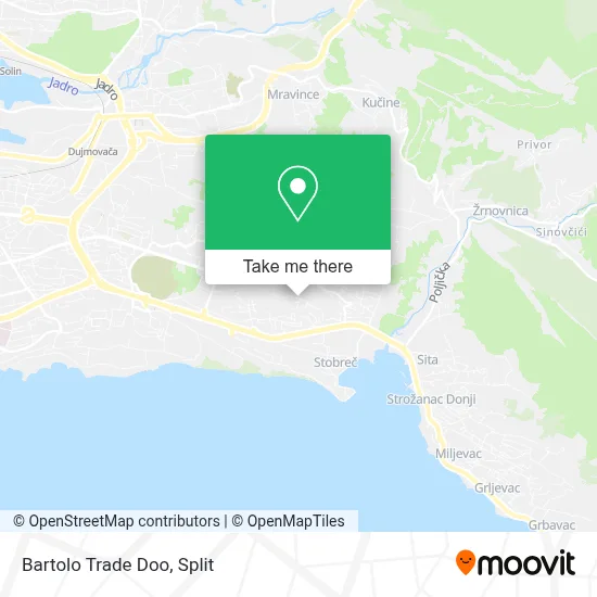 Bartolo Trade Doo map