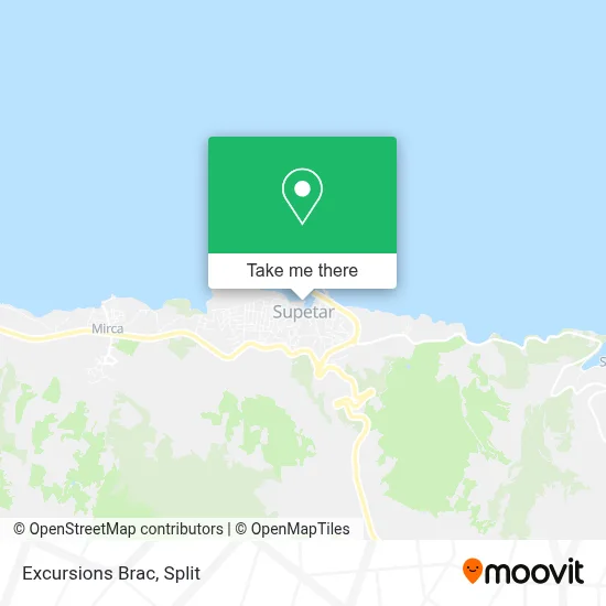 Excursions Brac map