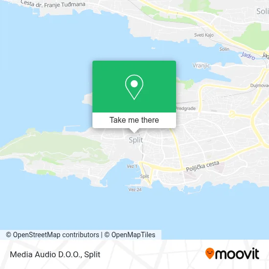 Media Audio D.O.O. map