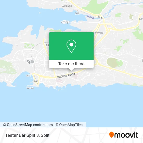 Teatar Bar Split 3 map
