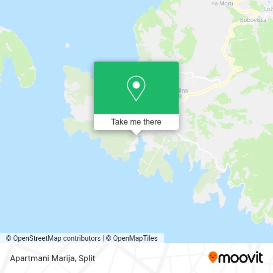 Apartmani Marija map