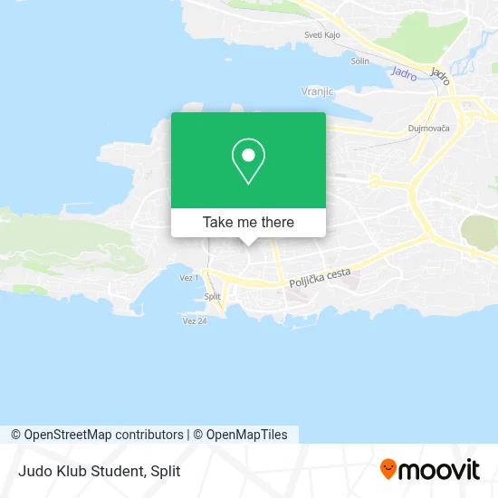 Judo Klub Student map
