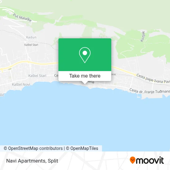 Navi Apartments map
