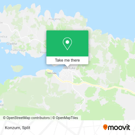 Konzum map