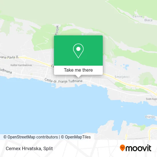 Cemex Hrvatska map