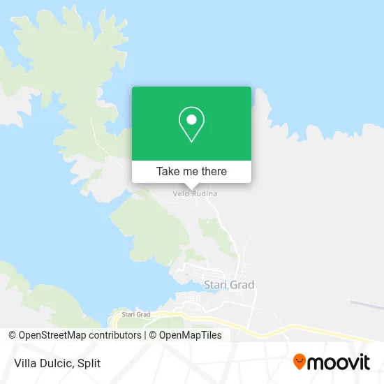 Villa Dulcic map