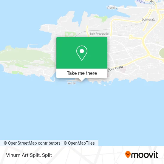 Vinum Art Split map