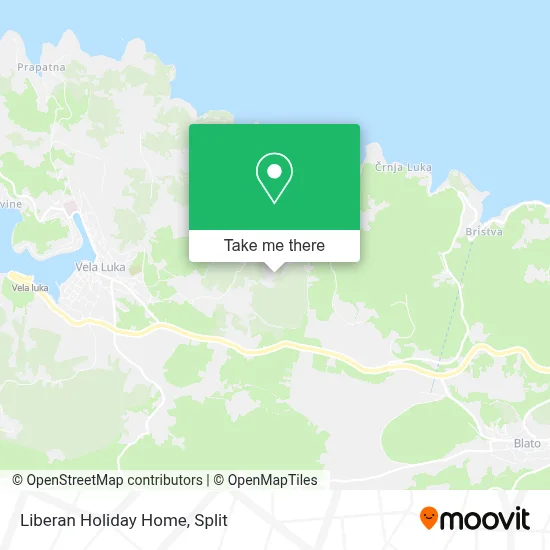 Liberan Holiday Home map