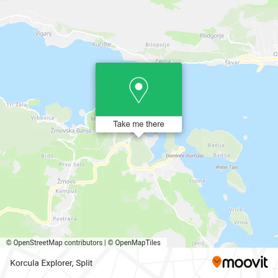 Korcula Explorer map