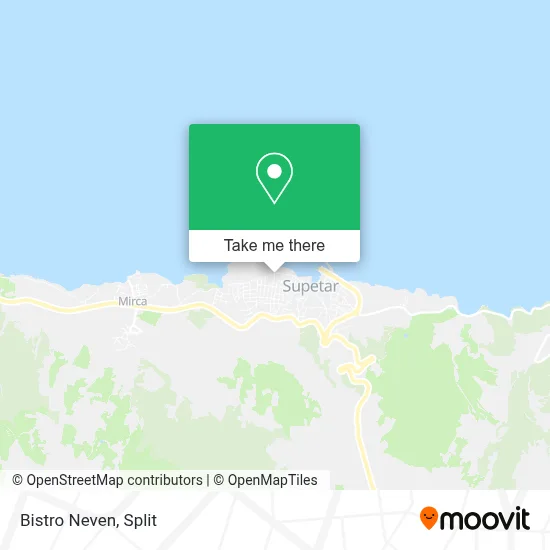 Bistro Neven map