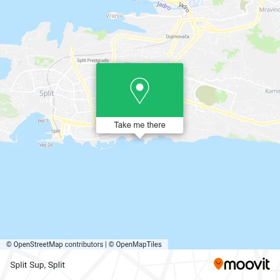 Split Sup map
