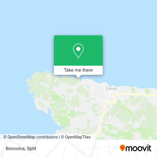 Borovina map