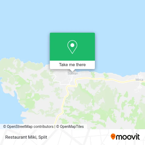 Restaurant Miki map