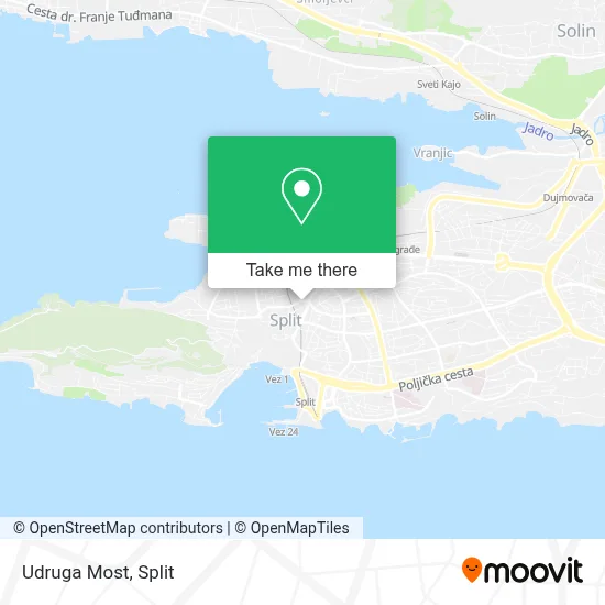 Udruga Most map