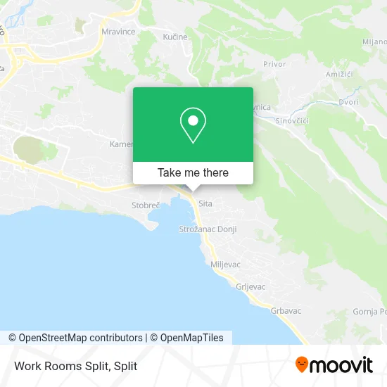 Work Rooms Split map