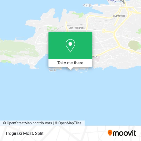 Trogirski Most map