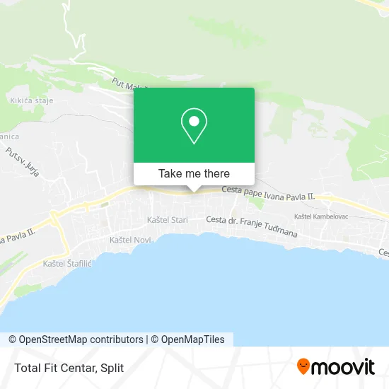 Total Fit Centar map