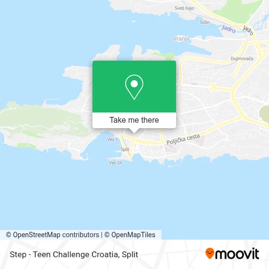 Step - Teen Challenge Croatia map
