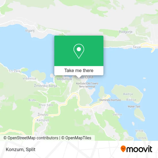 Konzum map