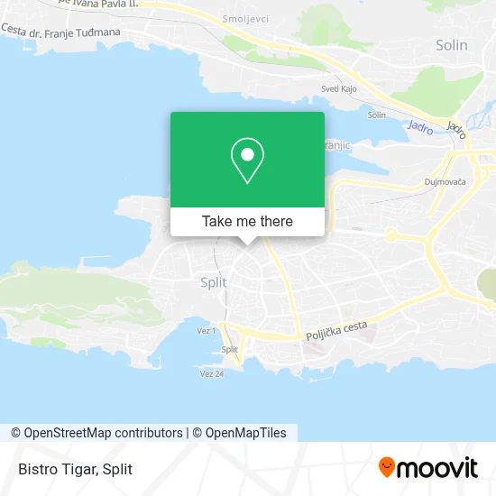 Bistro Tigar map