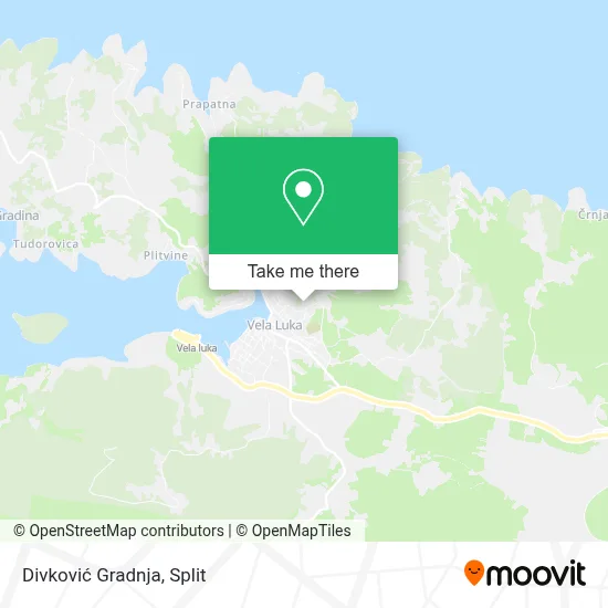 Divković Gradnja map