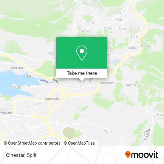 Cinestar map
