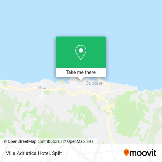 Hotel Villa Adriatica map