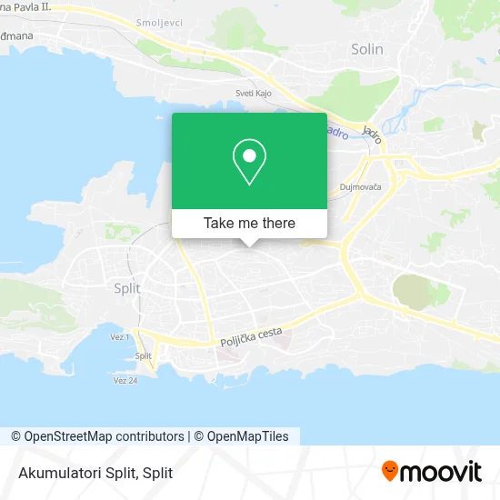Akumulatori Split map